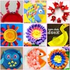 Colourful Paper Plates, Pack of 100, Colourful Party Paper Plates,