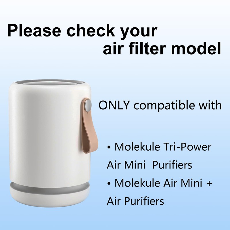 2 Pack Air Mini PECO-HEPA Replacement Filters Compatible with Molekule