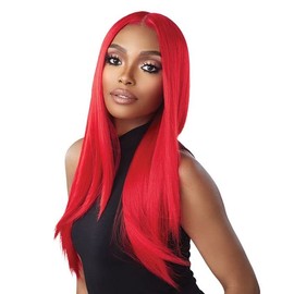 Sensationnel ShearMuse REDKRUSH lacefront wig - HD lace synthetic prestyled wig special red tone wig series - Takeisha (GINGERRED)