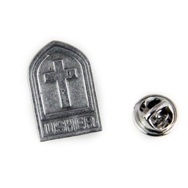 6030490 Usher Lapel Pin Tie Tack Brooch Church Cross Christian Organization