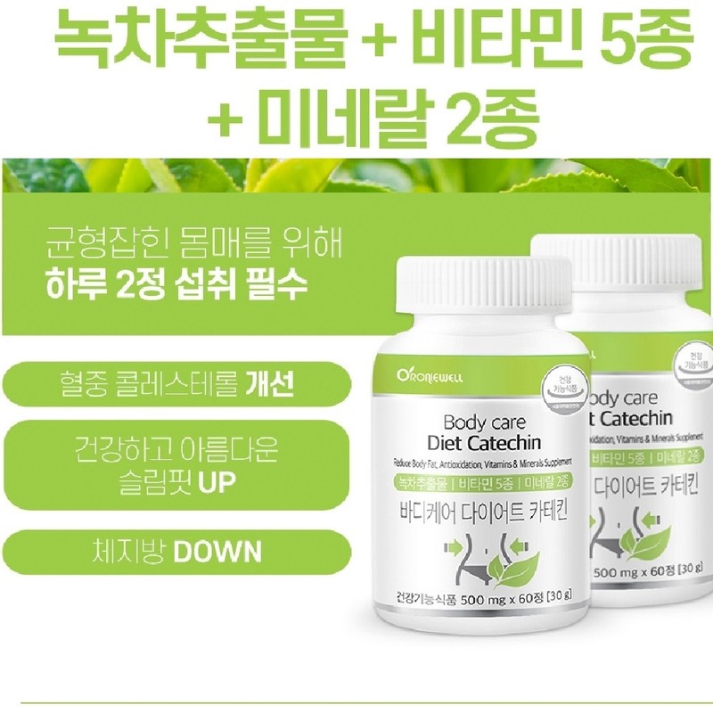 Catechin efficacy: 8 types of green tea catechins, functional health