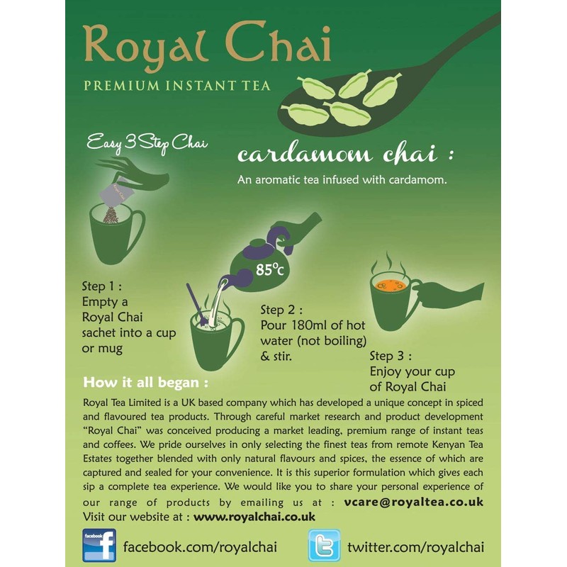 Royal Chai Elaichi Sweetened 220g (Pack of 4) – Premium