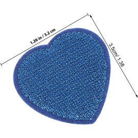 36 Parches Termoadhesivos de Tela Forma de Corazón para Reparar y Decorar Ropa Parches Bordados para Pantalones Vaqueros Camisetas y Abrigos Kit de 36 Piezas Fáciles de Usar