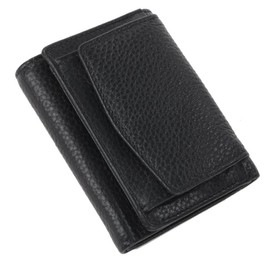 TOEDNNQI Women's Mini Wallet, Small, Compact, Trifold Wallet, Ultra Lightweight, Won't Fold Your Bills, Lightweight, Cute, Mini Wallet, Box-shaped Coin Purse, Black2
