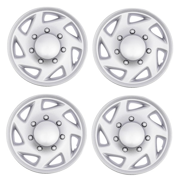 4 PCS 16" Hubcaps Wheel Covers for 1999-2018Ford Econoline E250