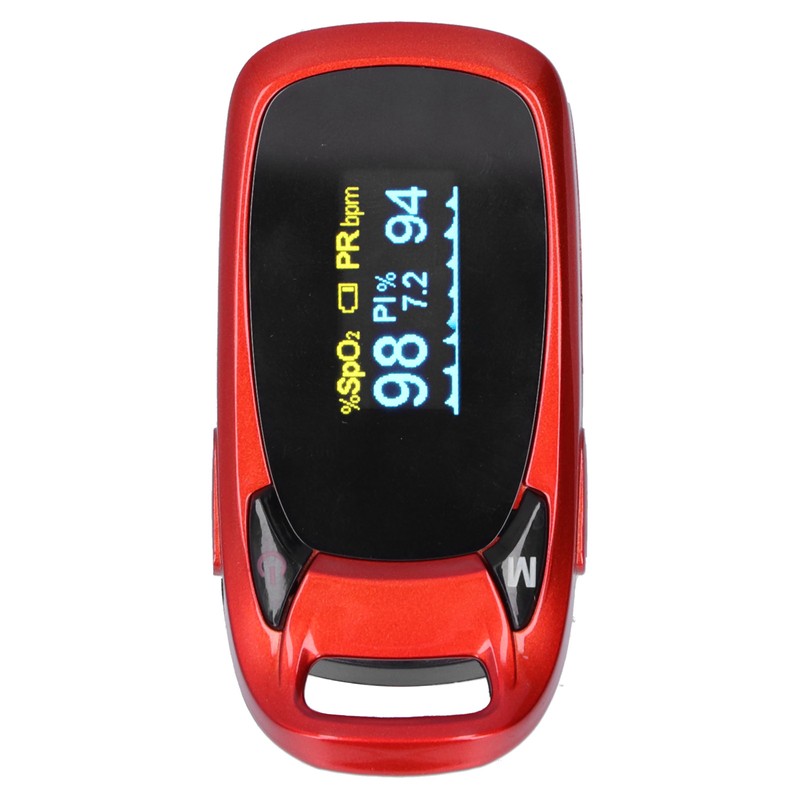 Fingertip Pulse Oximeter Digital Battery Blood Oxygen Saturation Monitor with