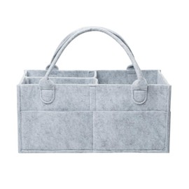 Mr. Pen- Baby Diaper Caddy Organizer, Grey, Large, Diaper Organizer, Car Diaper Caddy