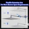 All Metal Rain Shower Head with Handheld Combo, YDmeet 10