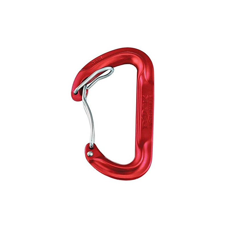 Rock Empire REZRC057 Climbing Climbing Carabiner Swift Click Red (RD)