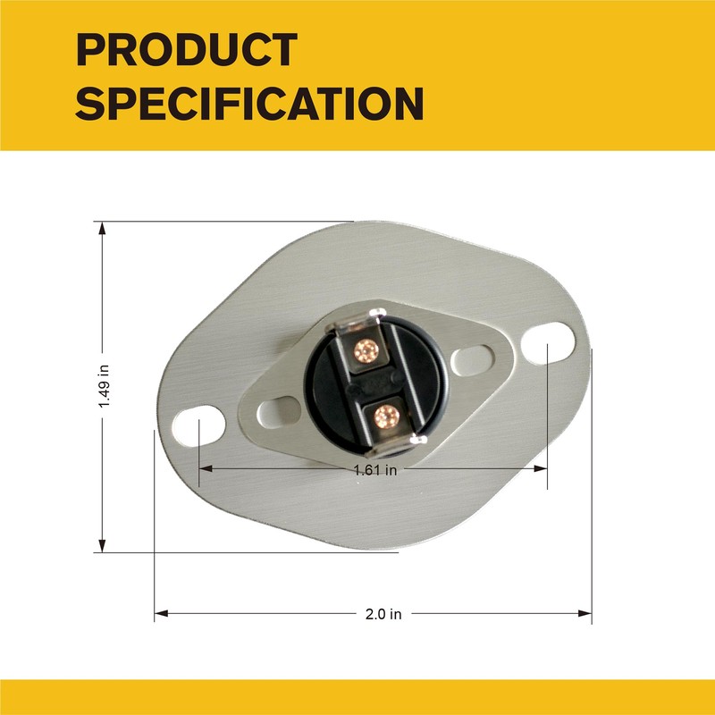 20162904 Primary Limit Switch Replacement for Goodman Furnace, Metal High