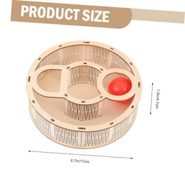 Totority Hamster Maze Toy Tunnel and Climbing Wooden Labyrinth Activity Toy for Small Pets Fun Exercise for Hamsters Guinea Pigs and Other Small Animals