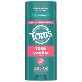 Tom'S Of Maine Desodorante Natural Sin Aluminio Tom'S Of Maine Rose Vanilla Para Mujeres Y Hombres | Se Aplica Transparente | Protección Contra El Mal Olor Y La Humedad | Ingr 3,25 Onzas (Paquete De