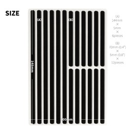 GRIPLUS Ultra Thin Strong Anti-Slip Sticker, Slim Postcard Size, 1, White