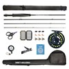 MASTER LOGIC Stealth Fly Fishing Rod Combo Starter Kit, 30T