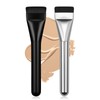 BEAUTYFACTOR BEAUTYFACTOR 2Pcs Flat Foundation Brush,Face Mask Brush Makeup Spatula