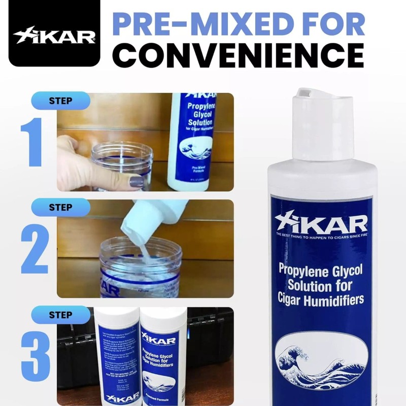 Xikar Cigar Humidor PG Solution for Humidification