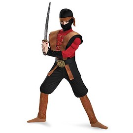 Disguise Costumes Disguise Ninja Warrior Muscle Costume Small (4-6) One Color