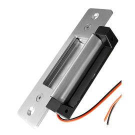 EMIHO Heavy Duty Electric Strike Lock ANSI Standard Fail-Secure/Fail-Safe Adjustable fit for DC Electric Door Lock Door Access Control System Mortise or Cylindrical Lock, Input Voltage 12VDC