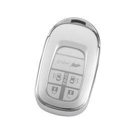[Kinotaka] Honda Smart Key Case, New Vezel, RV Series, New Step Wagon, RP6/RP7/RP8, Civic FL1/Type R NEW Odyssey 2021 Elysion 2022 TPU Key Cover, Silver