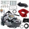 YJGZSVK Carburetor For Yamaha Warrior 350 YFM350X 1987-2004 1UY-14101-00-00 1UY-13586-01-00