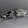Emblem Badge 2PCS COYOTE Emblem Badges Fender Angry Aggressive Racing
