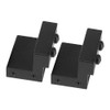 1 Pair Zinc Alloy Door Stopper Replacement Part Rubber Covered