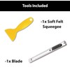 Side Window Trim Chrome Delete Blackout Overlay Kit Pre-Cut Vinyl