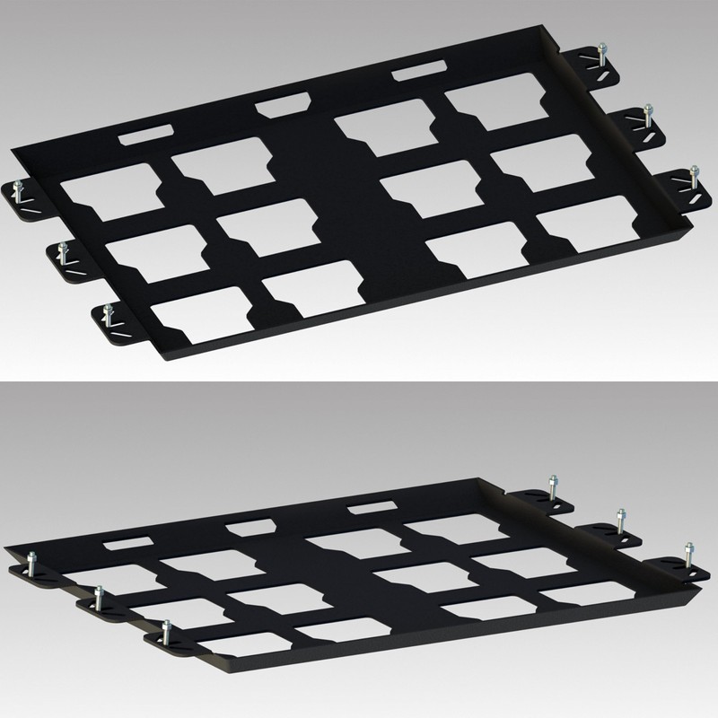 SZWJT-LV Packout Mounting Plate Compatible with Milwaukee Packout Toolbox,Metal Mounting
