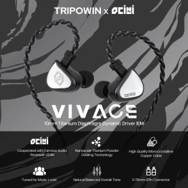 Monitor Intraural Linsoul Tripowin X 0dibi Vivace Driver 10