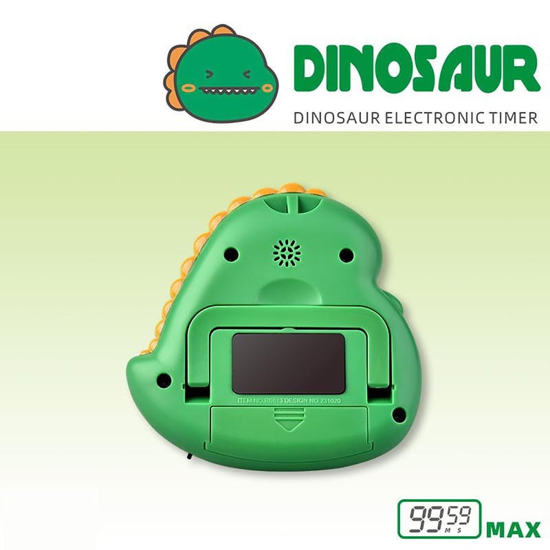 Digtal Dinosaur Kitchen Timer,LCD Display for Study Teaching Games
