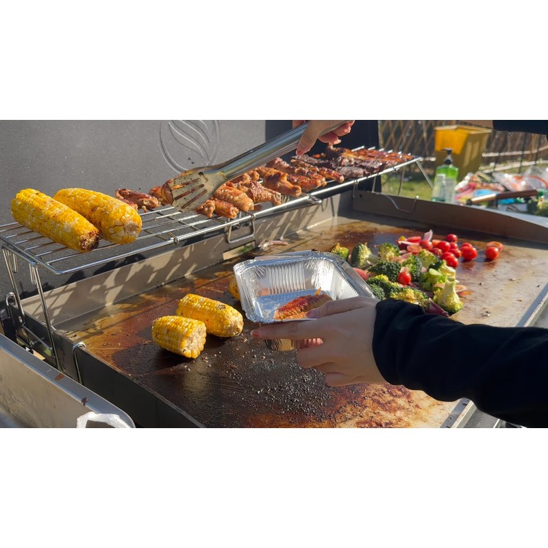 Griddle Warming Rack for Blackstone Griddle, Adjustable Griddle Accessories Cooling