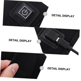 KOMBIUDA Heated Ankle Support Brace Hot Therapy Compression Wrap for Ankle Suitable for Sports Enthusiasts and Injury Breathable