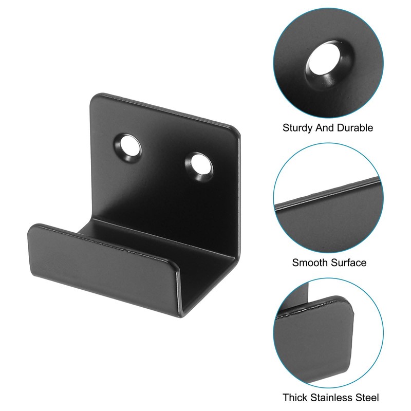 sourcing map 6Pcs Mounting Bracket, 40x35mm Stainless Steel Tile Display