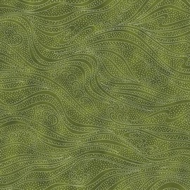 Tonal Blender Fabric - Kona Bay - in The Beginning - Color Wave Movement - by The Half Yard (Pine - 20)