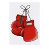 'Boxing Gloves' Temporary Tattoo - Water Resistant, Skin-Safe, Non-Toxic Transfer