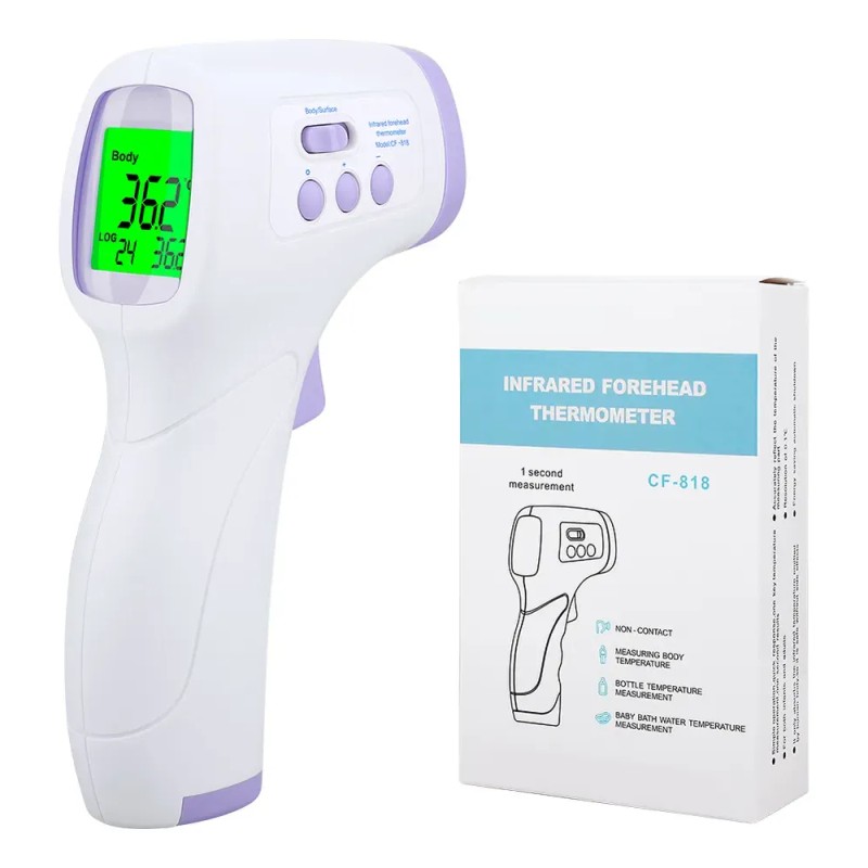 Termometro Frente Infrarrojo Digital Cf-818 Para Infantil