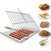 Hakan Lockable Grill Basket 11.8 x 15.8-inch Stainless Steel with