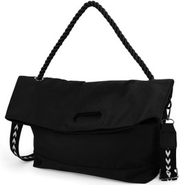 Farcauo Canvas Purse for Womens Crossbody Bags for Women Vintage Women's Tote Bag Large Shoulder Bag Stylish Work Handbag with 2 Shoulder Strap