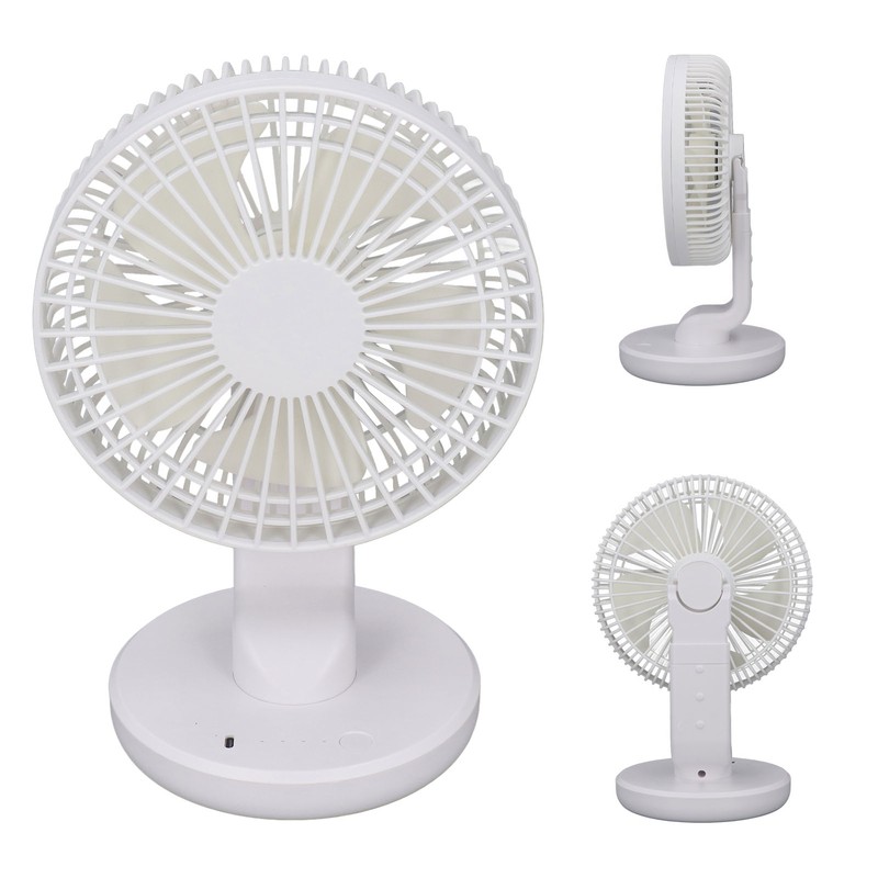 Small Desktop Fan USB Charging Adjustable Wind Speed 30 Degrees