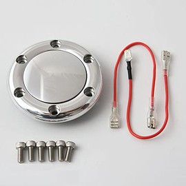 Billet Horn Button for 6 Bolt Steering Wheel Flashpower,MoMo,NRG High Polished