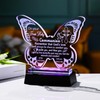 Crystal First Holy Communion Gifts for Girls Christening Engraved Butterfly