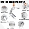Vaolvpant Adjustable 3-9" Starting Blocks Moto Starting Block Motorsport Foot