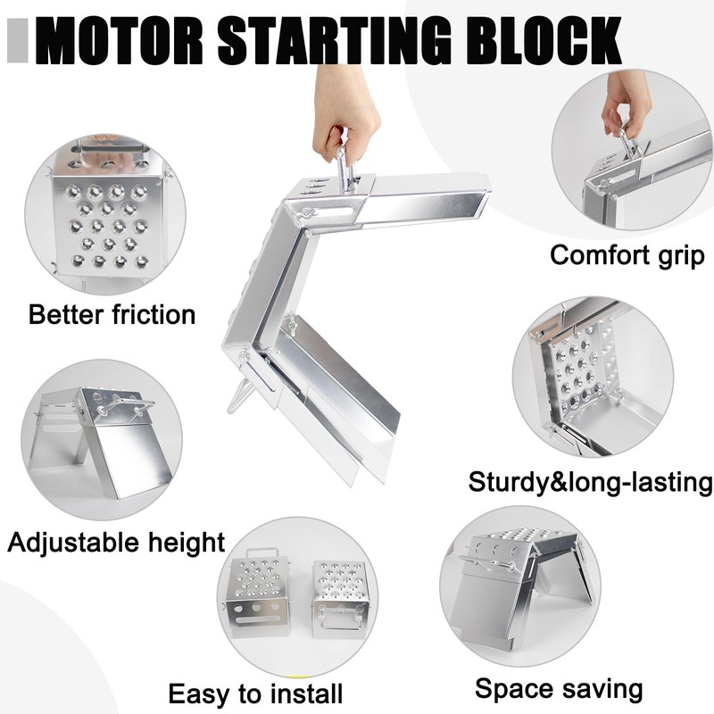Vaolvpant Adjustable 3-9" Starting Blocks Moto Starting Block Motorsport Foot
