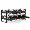 ICOHOT Stackable Wine Rack Countertop, Sturdy Wine Bottle Holder Freestanding