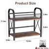 CILXGQLN 2-Tier CD Storage, Wood CD Holder, Compact CD Organizer