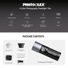 PHOTOOLEX 4 Colors Photography Flashlight with 20 Magnetic Pattern Gobos,