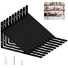 10 Pack Heavy Duty Shelf Brackets - 10 X 6