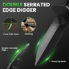 GreenRex Metal Detector Shovel, Heavy Duty Double Serrated Digging Tool