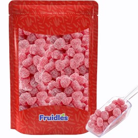 Sour Buttons Gummies, Candies That Are Sour On The Outside With A Tasty Sweet Center, Great for Parties, Vegan, Non-GMO (4.4 Pounds, Sour Cherry Buttons)