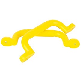 VGEBY1 Playground Safety Handle, Children Climbing Frame Grips Safety Non-slip Handle Swing Toy Accessories for Playhouse, Climbing Frame, Jungle Gym (Yellow)